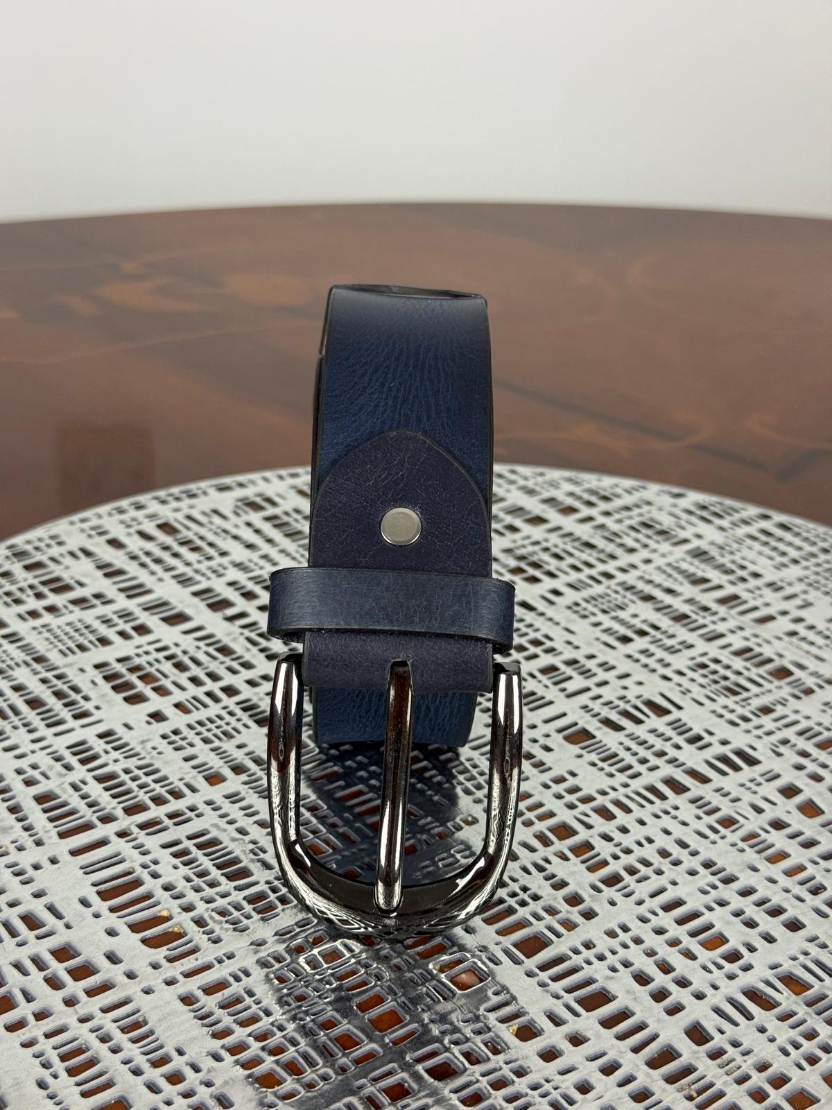 Heavy Duty Genuine Waxed Leather Handmade Belt Adjustable Durable