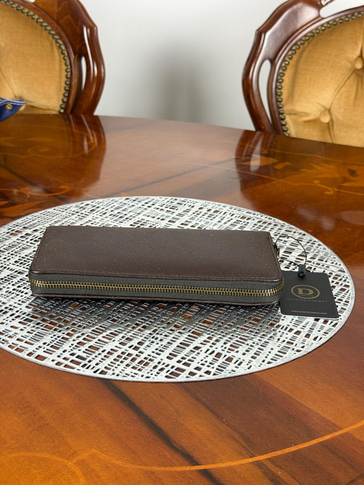 Premium Genuine Leather Unisex Long Zipped Wallet