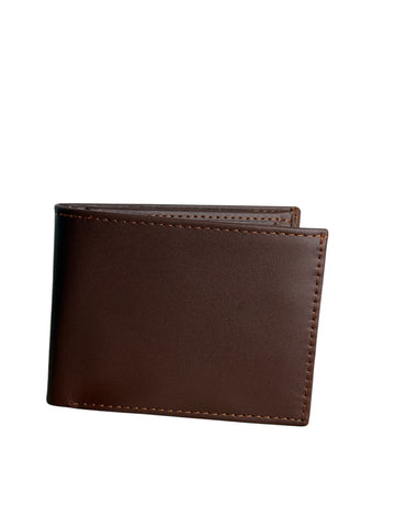 Genuine Leather Tri-Fold Men Wallet