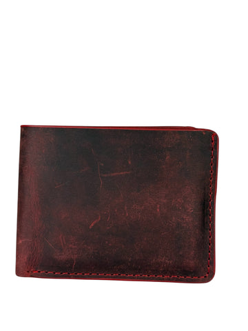 Hand Made Wax Pull UP Wallet