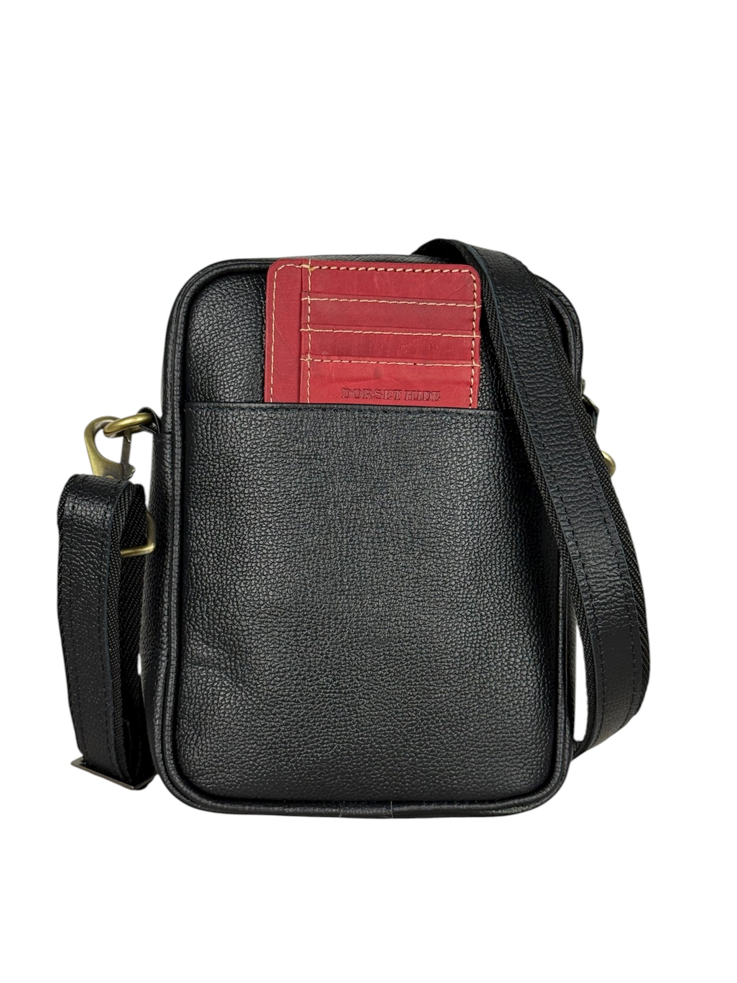 Genuine cowhide smart unisex crossbody bag