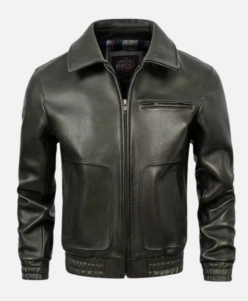 Dorset Hide Men's Slim Fit Cow Leather Jacket - Spring/Autumn Edition - MH025