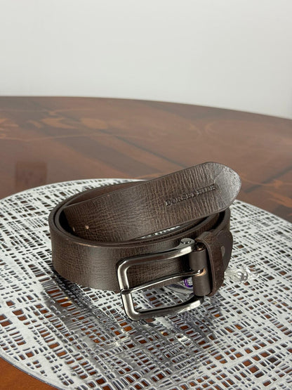 Heavy Duty Genuine Waxed Leather Handmade Belt Adjustable Durable