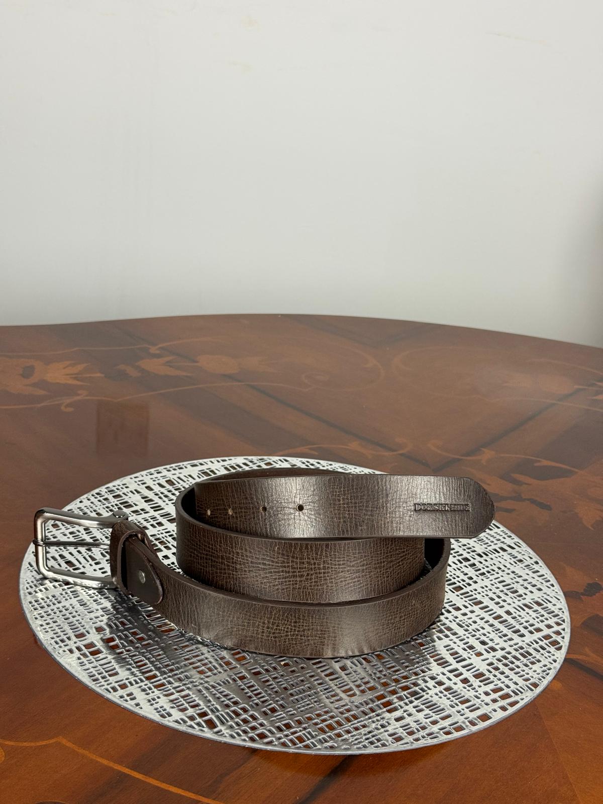 Heavy Duty Genuine Waxed Leather Handmade Belt Adjustable Durable