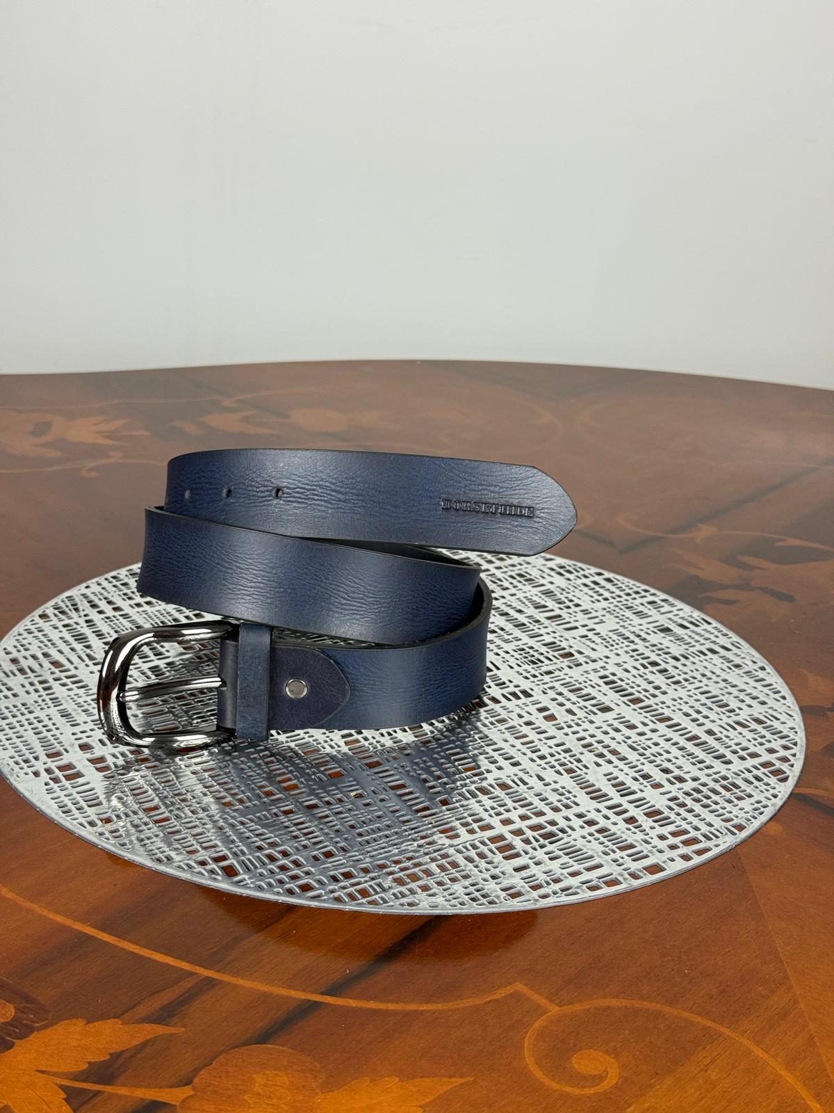 Heavy Duty Genuine Waxed Leather Handmade Belt Adjustable Durable