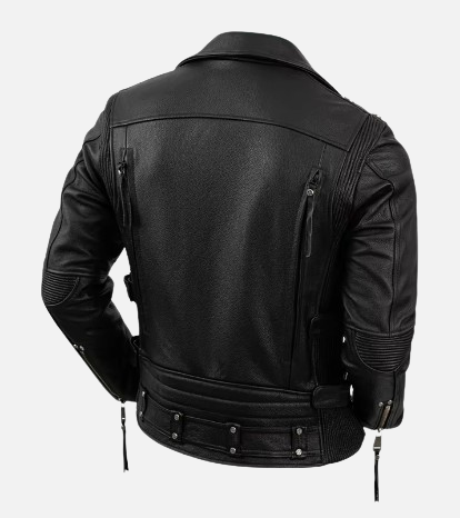 Dorset Hide Men's Cow Leather Moto Jacket - MH071