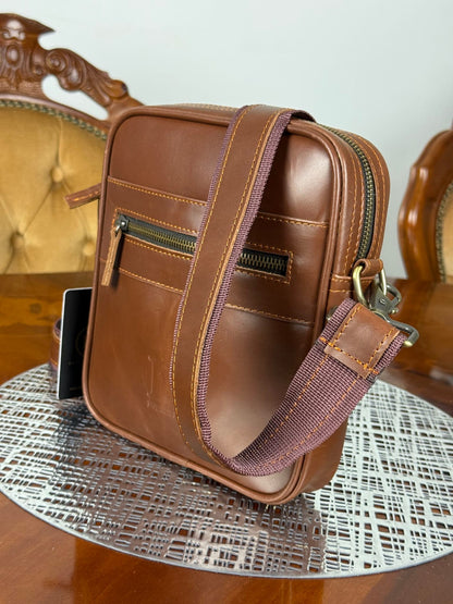 real genuine leather cross body bag