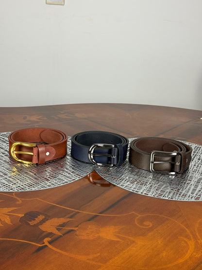 Heavy Duty Genuine Waxed Leather Handmade Belt Adjustable Durable