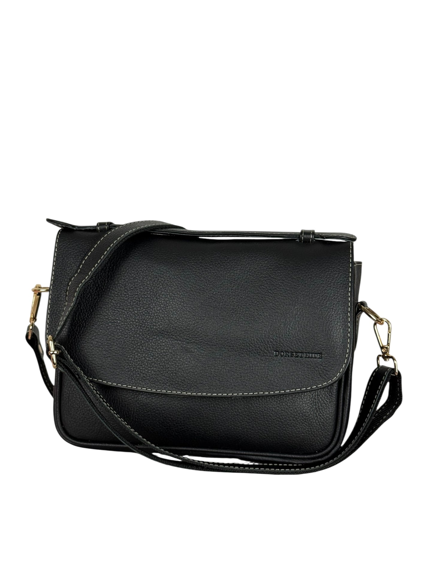 Flap Genuine Leather Crossbody Bag