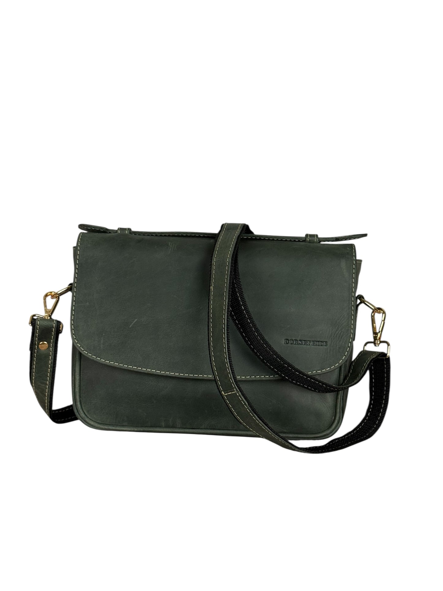 Flap Genuine Leather Crossbody Bag