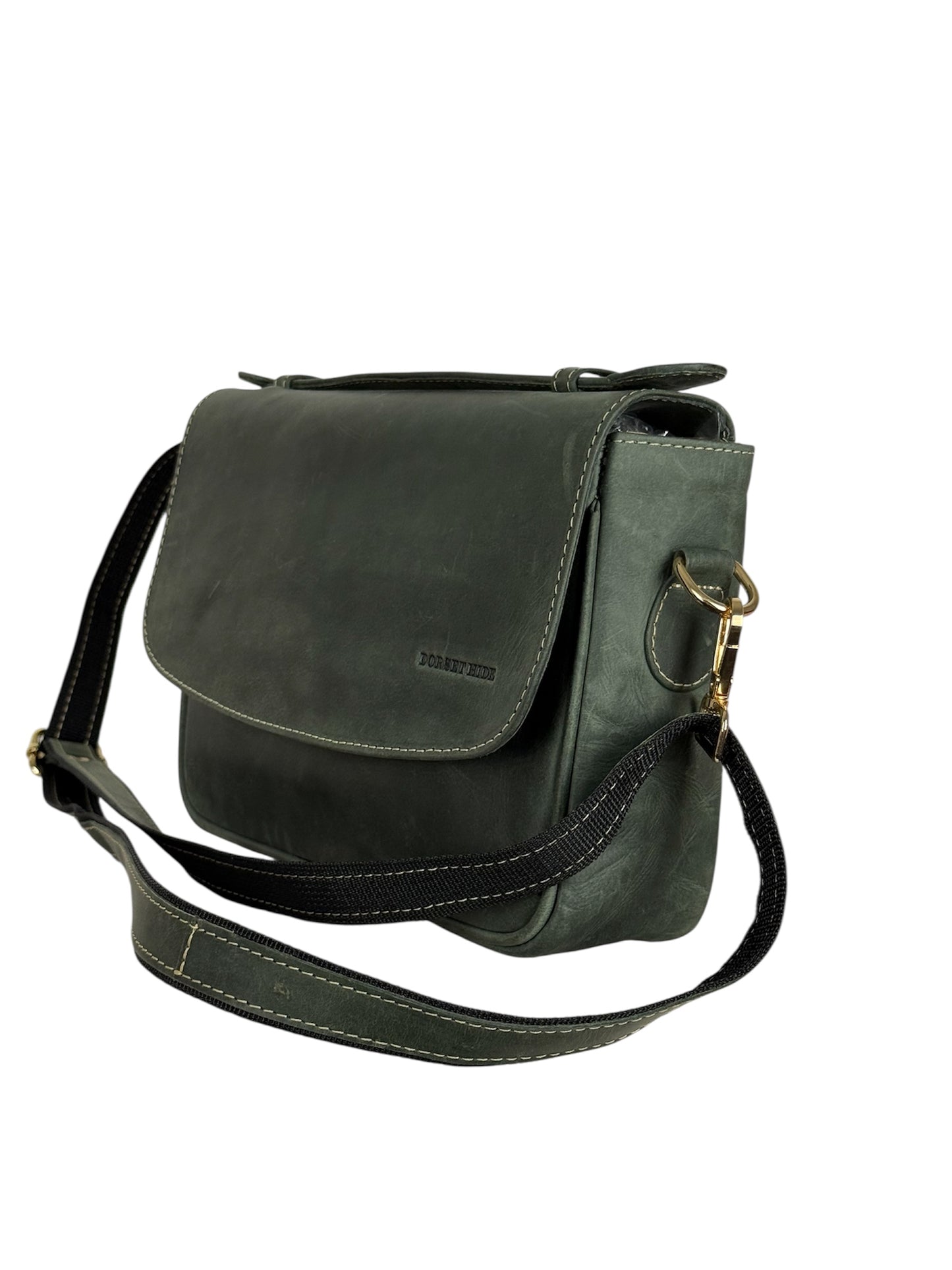 Flap Genuine Leather Crossbody Bag