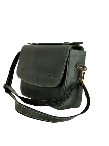 Flap Genuine Leather Crossbody Bag