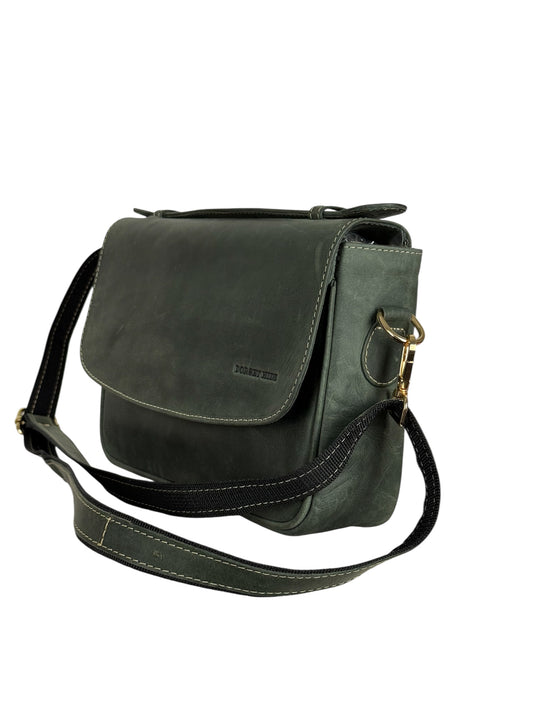 Flap Genuine Leather Crossbody Bag