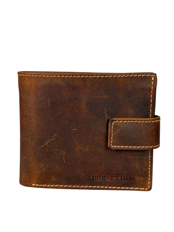 Premium Genuine Leather Tri-Fold Wallet