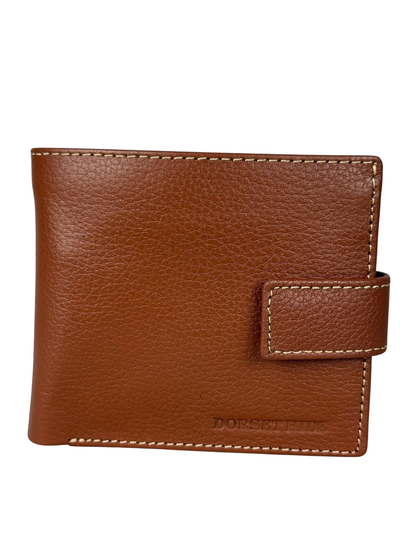 Premium Genuine Leather Tri-Fold Wallet