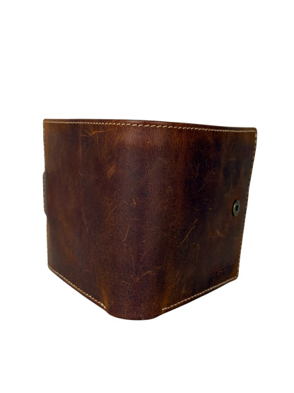 Premium Genuine Leather Tri-Fold Wallet