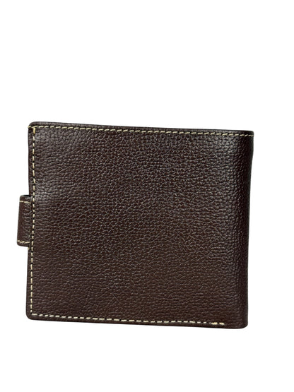 Premium Genuine Leather Tri-Fold Wallet