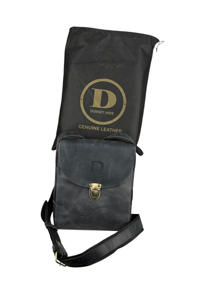 genuine leather flap crossbody bag