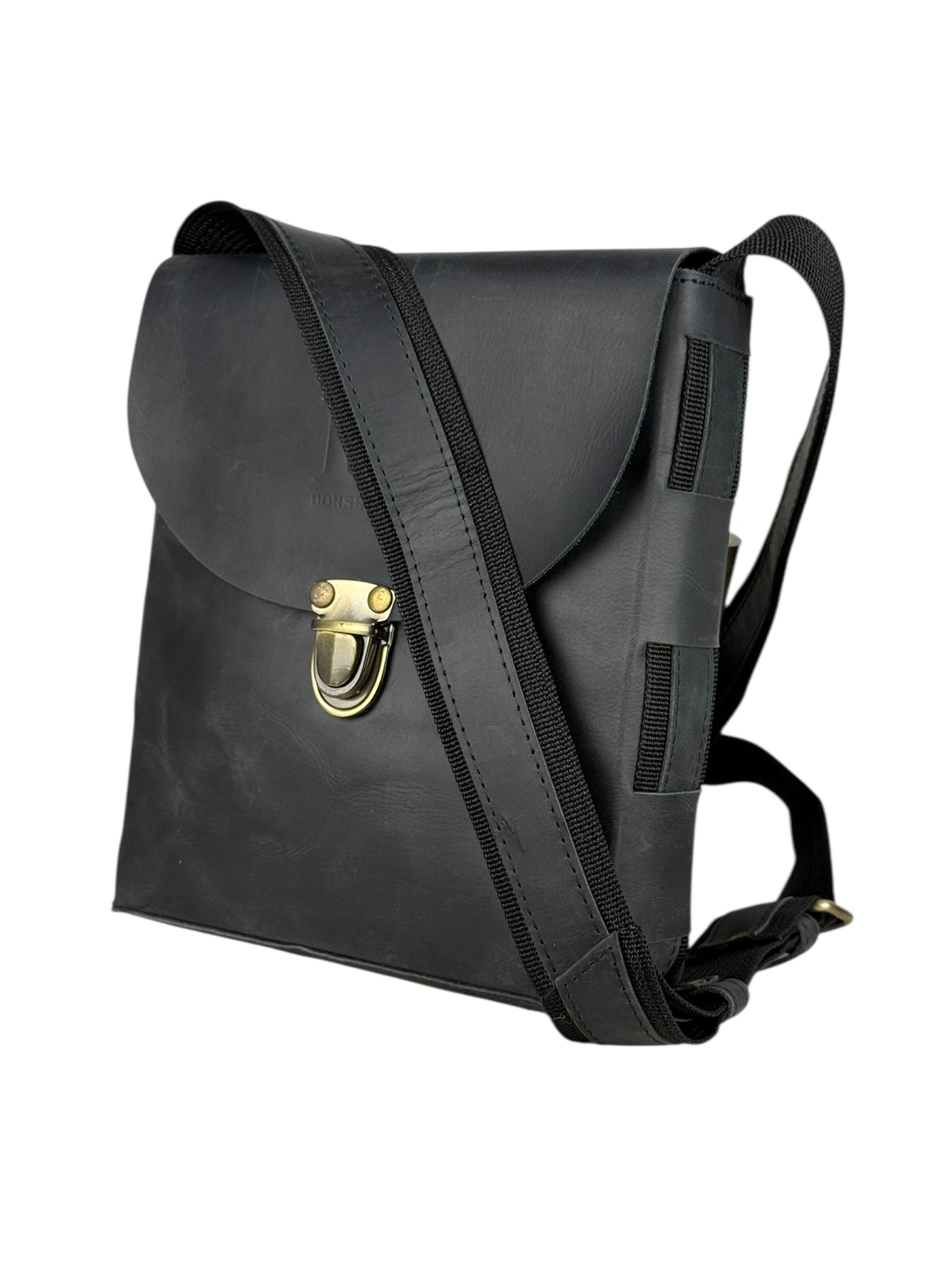 genuine leather flap crossbody bag