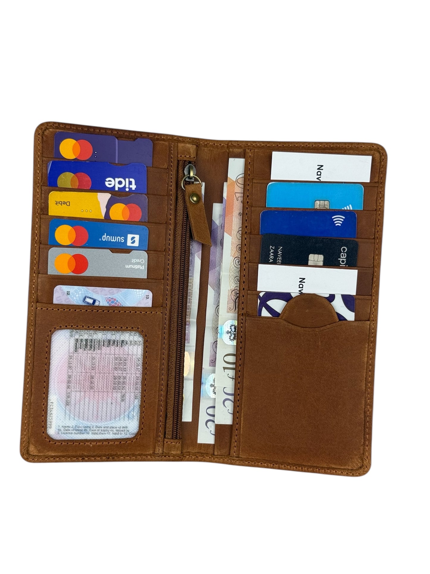 Premium Leather RFID Long Wallet – Your All-in-One Organizer