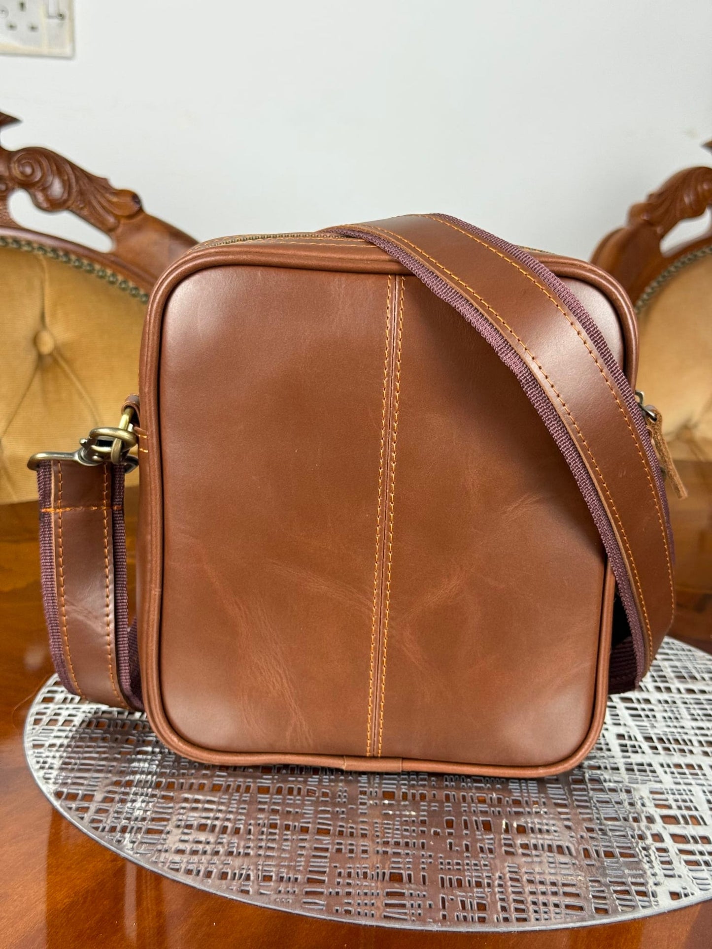 real genuine leather cross body bag
