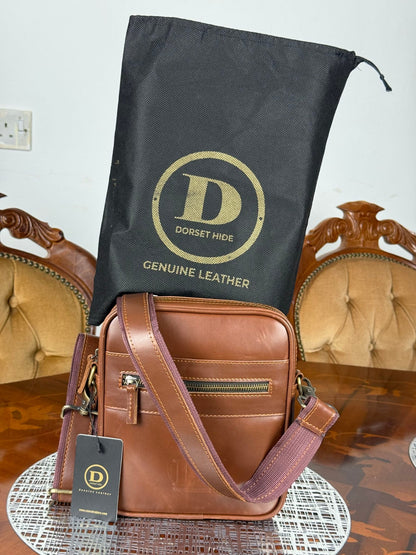 real genuine leather cross body bag