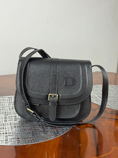 Geuine Leather Elegent Women's Flap Crossbody Bag