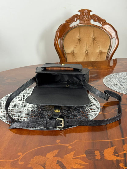 Geuine Leather Elegent Women's Flap Crossbody Bag