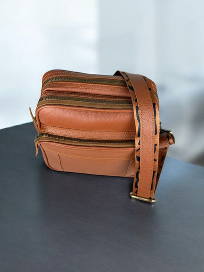 genuine leather cross body bag