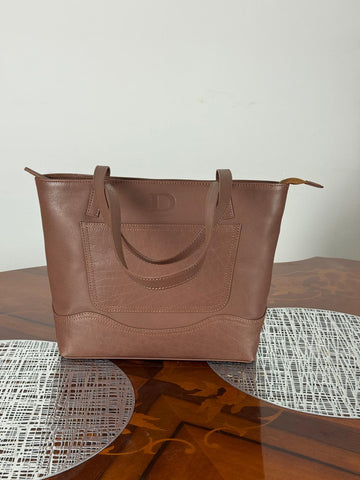 Genuine Leather Light Weight Tote Bag
