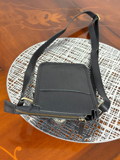 Genuine Leather Mini Unisex Crossbody Bag