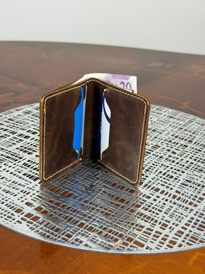 Genuine Leather Premium Wax Smart Wallet