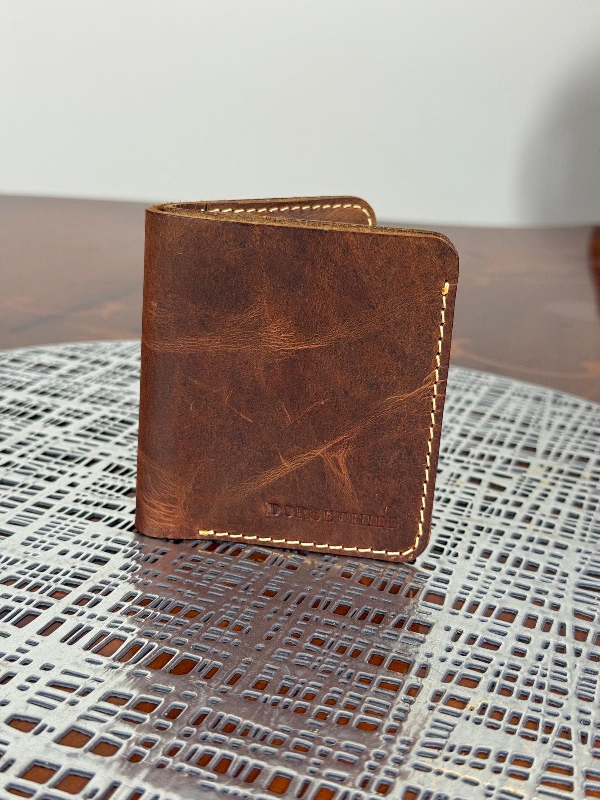 Genuine Leather Premium Wax Smart Wallet