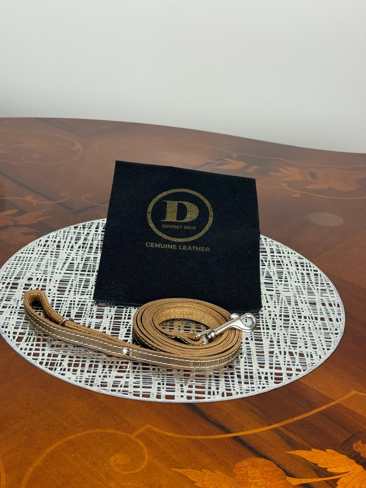 Genuine Leather Heavy Duty Adjustable Dog Leash, Pet Lead