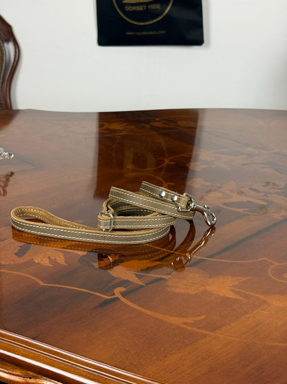 Genuine Leather Heavy Duty Adjustable Dog Leash, Pet Lead
