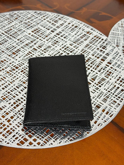 Genuine Leather RFID Passport Holder, Slim Travel Wallet, RFID Blocking Case