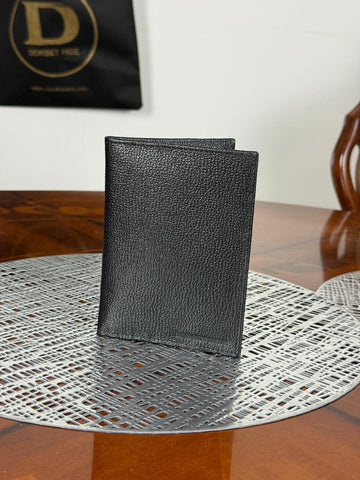 Genuine Leather RFID Passport Holder, Slim Travel Wallet, RFID Blocking Case