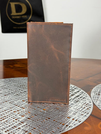 Genuine Leather RFID Mobile Holder Long Wallet iPhone Max Samsung Plus