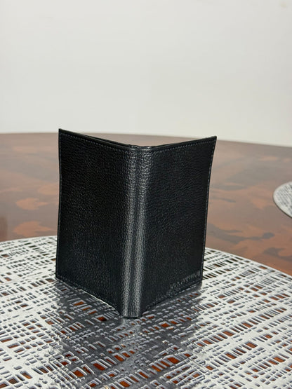 Genuine Waxed Leather RFID Slim Wallet Minimalist Bifold Card Holder