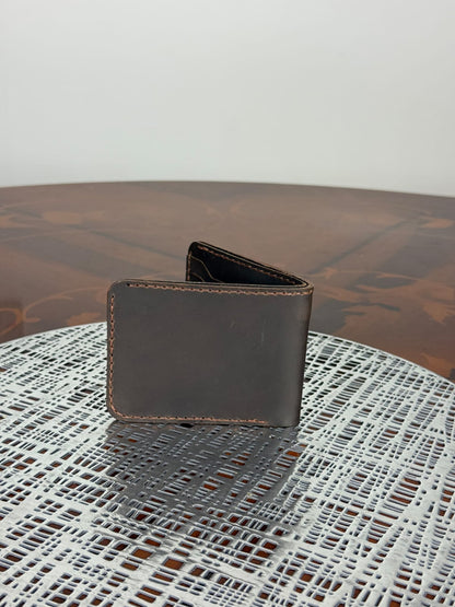 Genuine Leather Handmade RFID Wallet Slim Six Cards Wallet