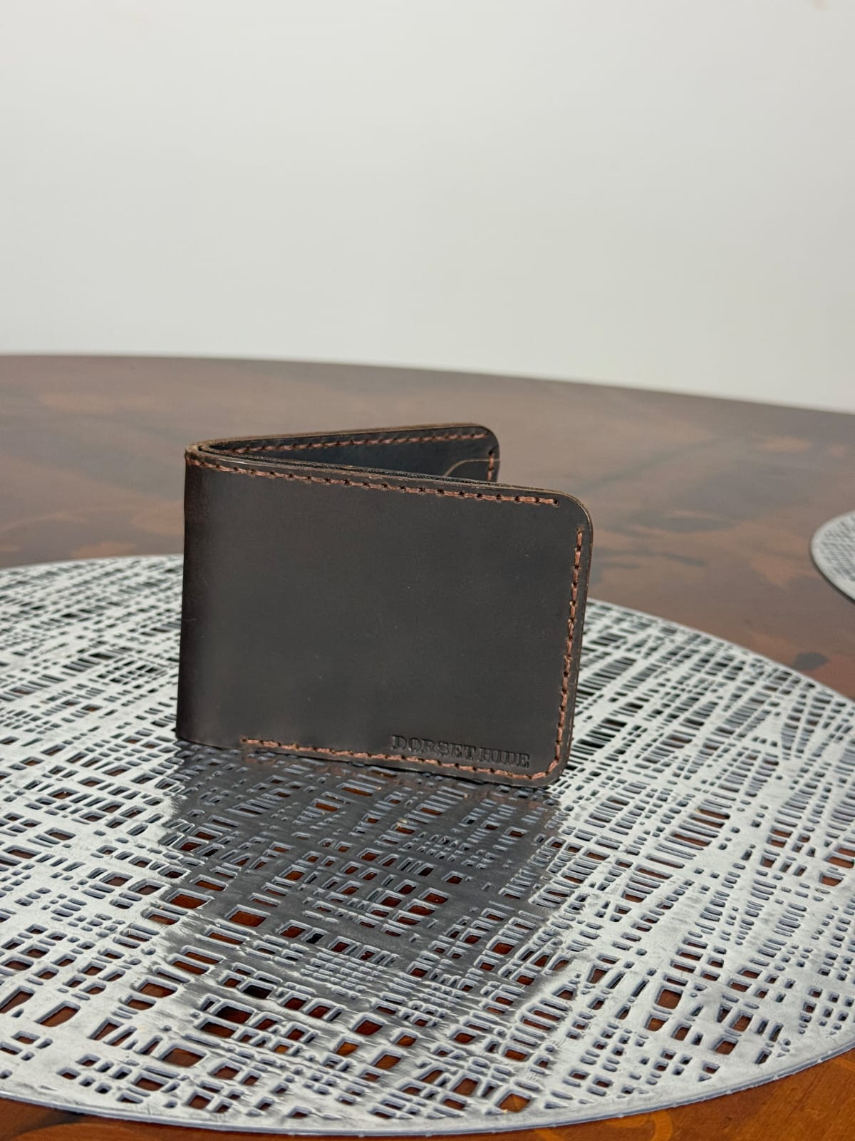 Genuine Leather Handmade RFID Wallet Slim Six Cards Wallet