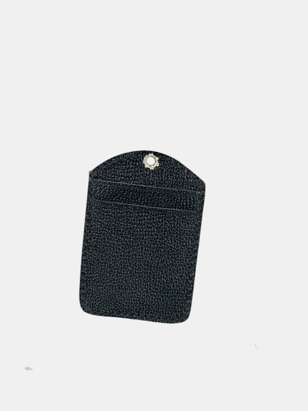 Personalized Genuine Leather Badge Holder with Lanyard • Custom ID Holder, Work Identity Sleeve