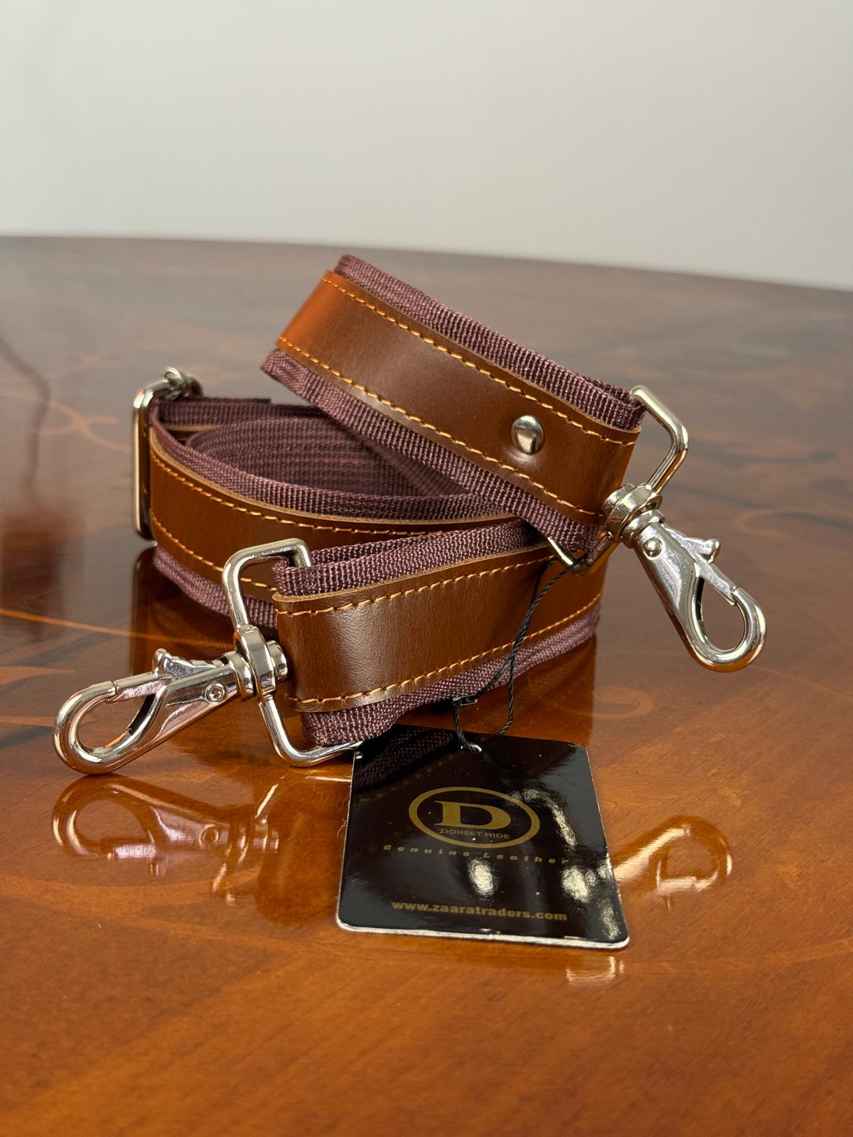 Genuine Leather Smart Replacement Strap for Handbag Crossbody Laptop Bag Purse