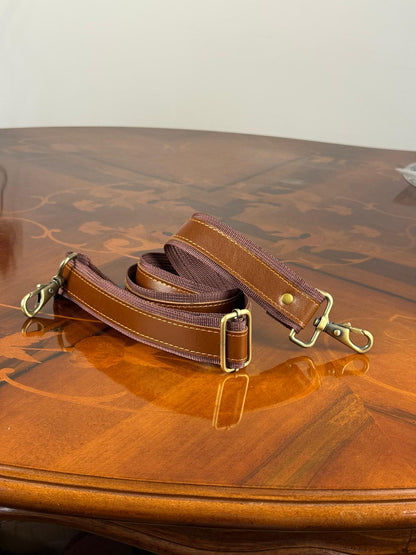 Genuine Leather Smart Replacement Strap for Handbag Crossbody Laptop Bag Purse
