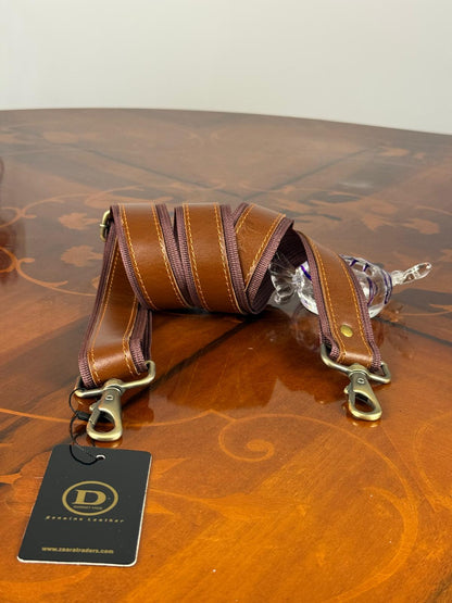 Genuine Leather Smart Replacement Strap for Handbag Crossbody Laptop Bag Purse