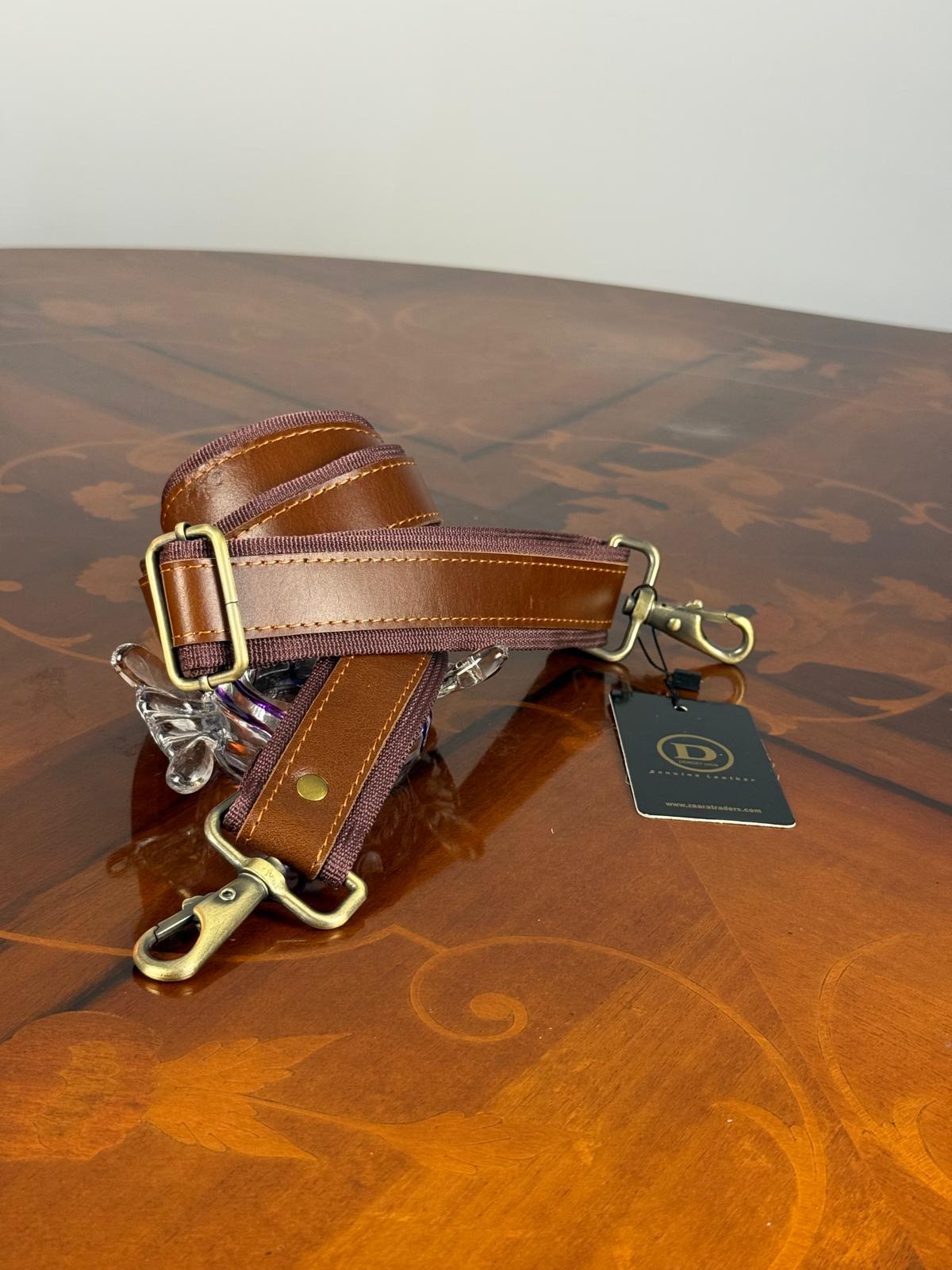Genuine Leather Smart Replacement Strap for Handbag Crossbody Laptop Bag Purse