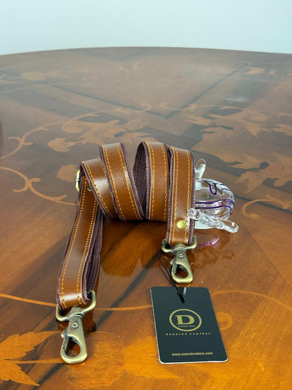 Genuine Leather Smart Replacement Strap for Handbag Crossbody Laptop Bag Purse