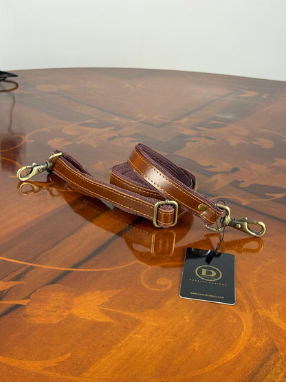 Genuine Leather Smart Replacement Strap for Handbag Crossbody Laptop Bag Purse