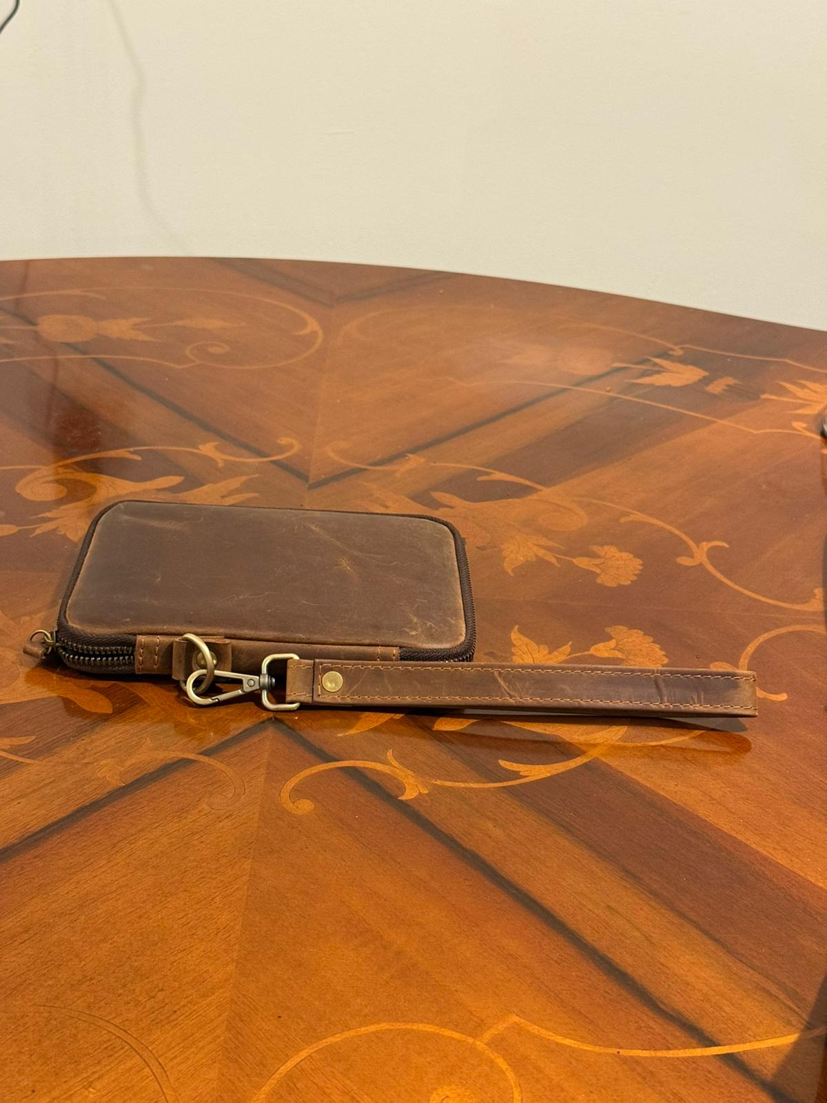 Genuine Leather Handcrafted Family Passport Holder Travel Wallet