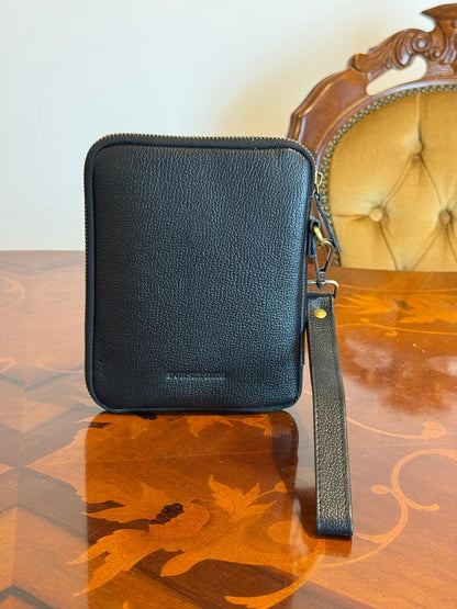 Genuine Leather Handcrafted Family Passport Holder Travel Wallet